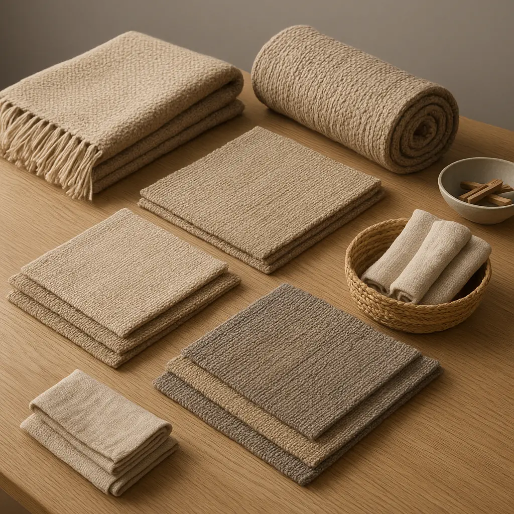 Handgewebte Textilien